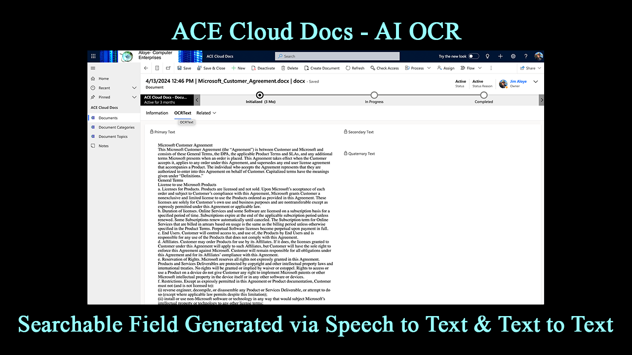 key usage scenarios for ace cloud docs