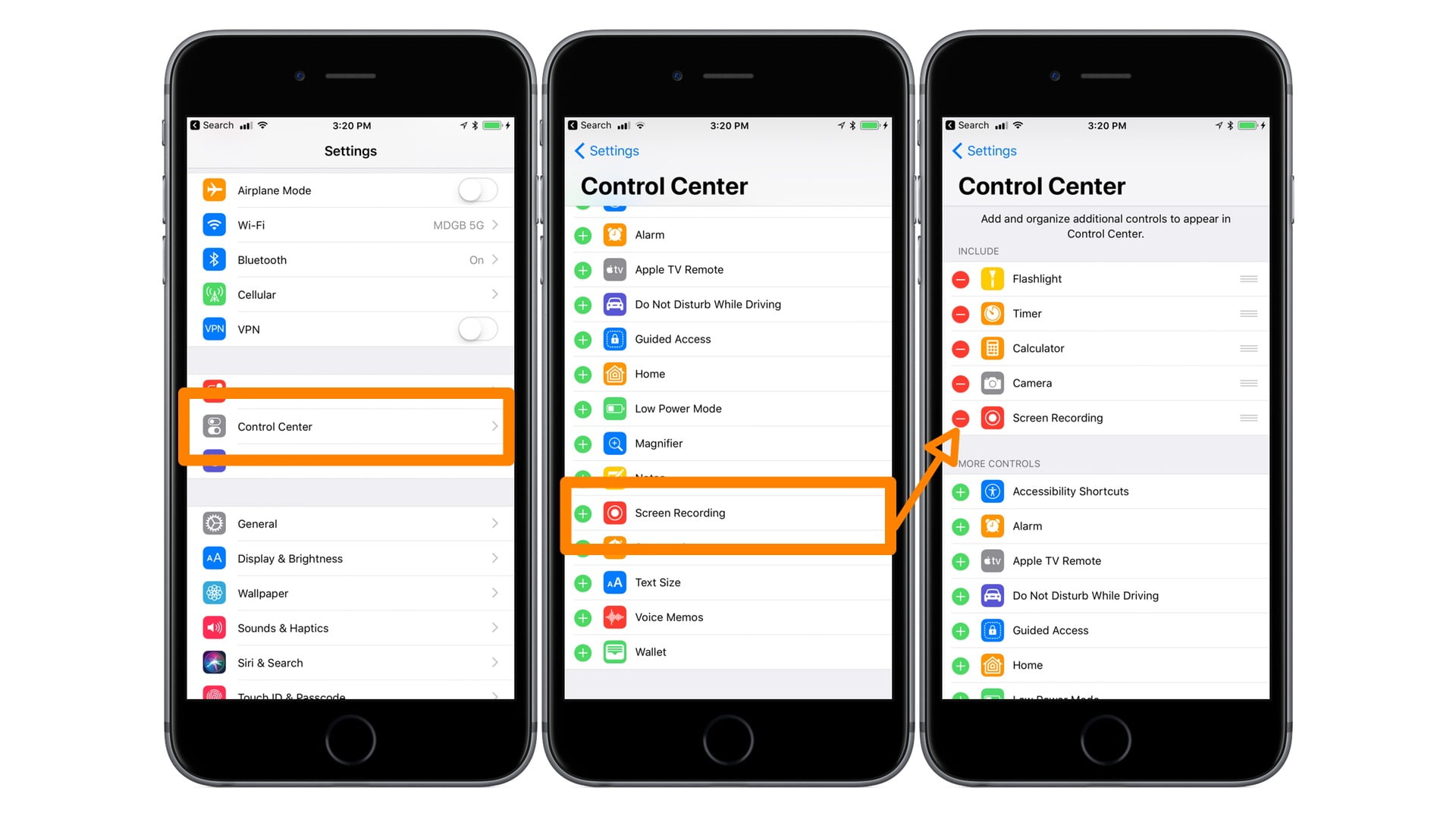 Enabling Screen Recording On Ios Aloye Computer Enterprises